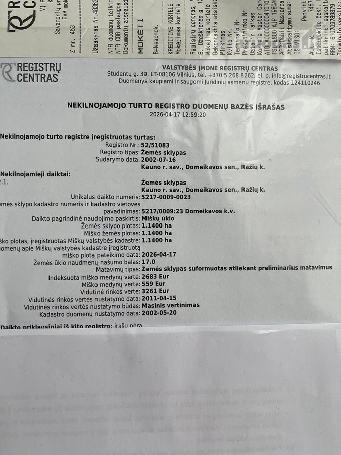 Miskas nebuvo kirstas,vyrauja lapuociai