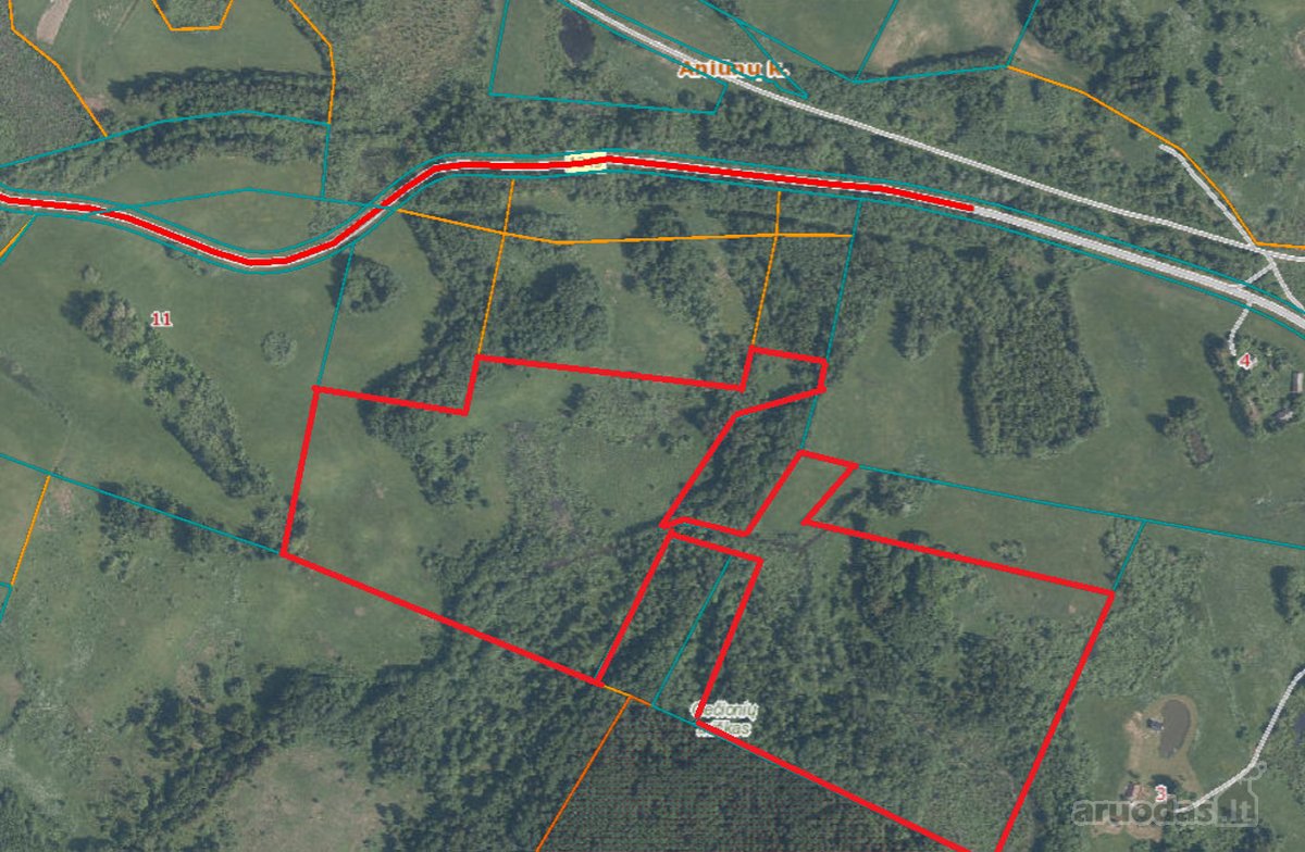 Skubiai ir nebrangiai parduodamas 13,85 ha