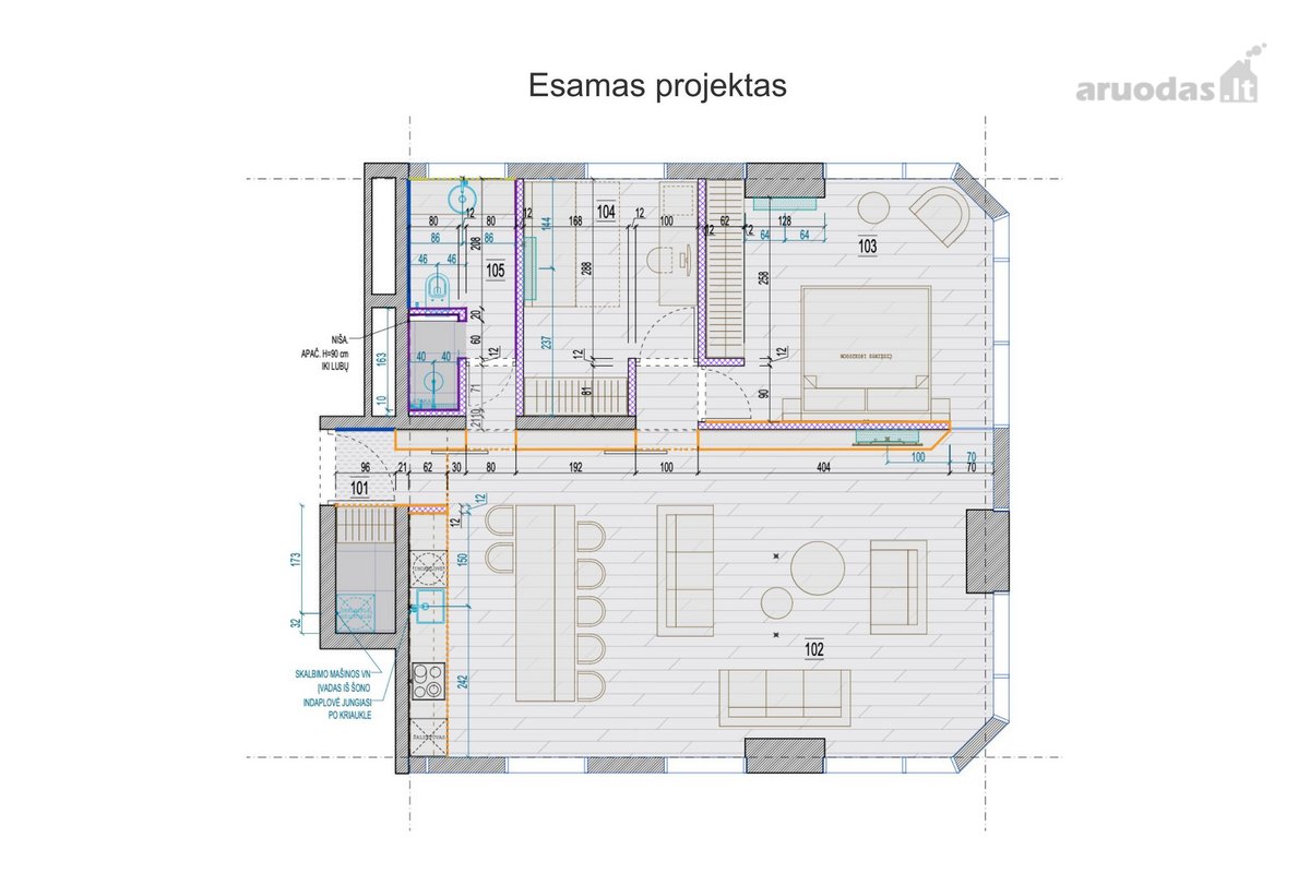 Erdvus Butas Centro Pašonėje - nuotraukos Nr. 24