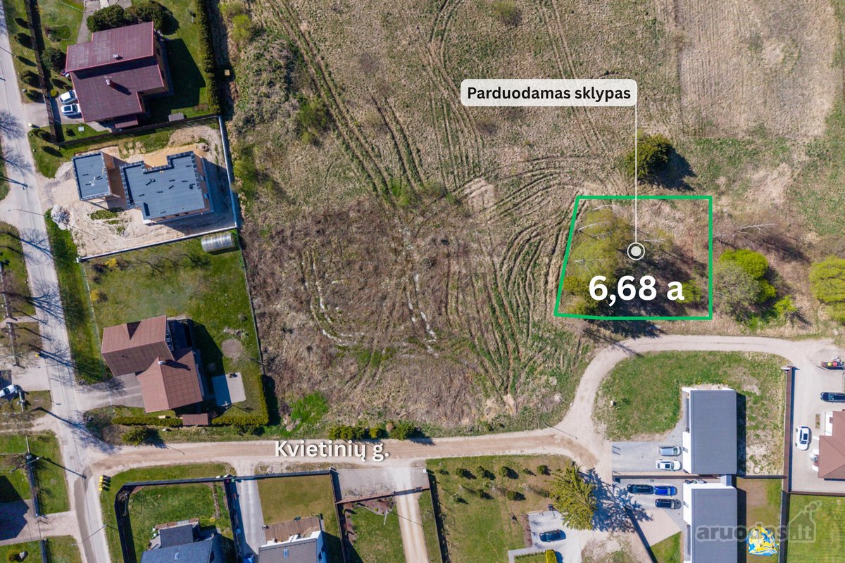 Parduodamas 6,68 arų namų valdos sklypas - nuotraukos Nr. 3
