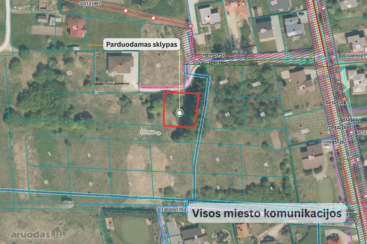 Parduodamas 6,68 arų namų valdos sklypas - nuotraukos Nr. 4