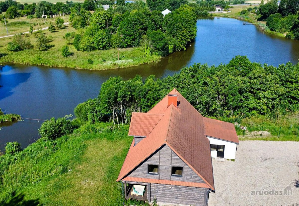 Išskirtinis Rąstinis Namas Prie Privataus - nuotraukos Nr. 7