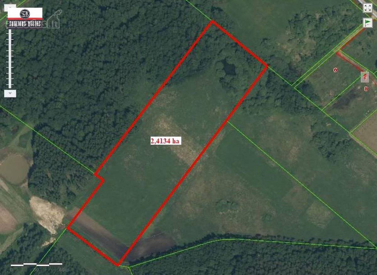 Parduodamas labai gražioje vietoje 2,4134 ha