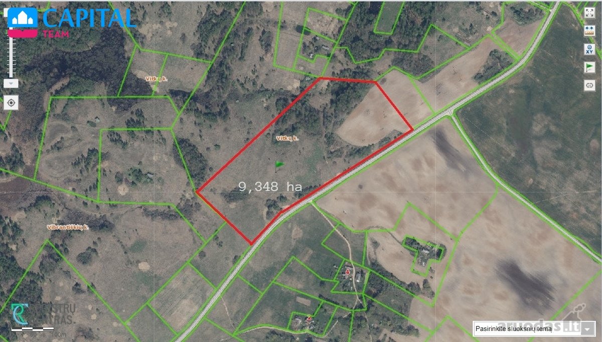 Parduodamas 935 Arų Žemės Ūkio Paskirties