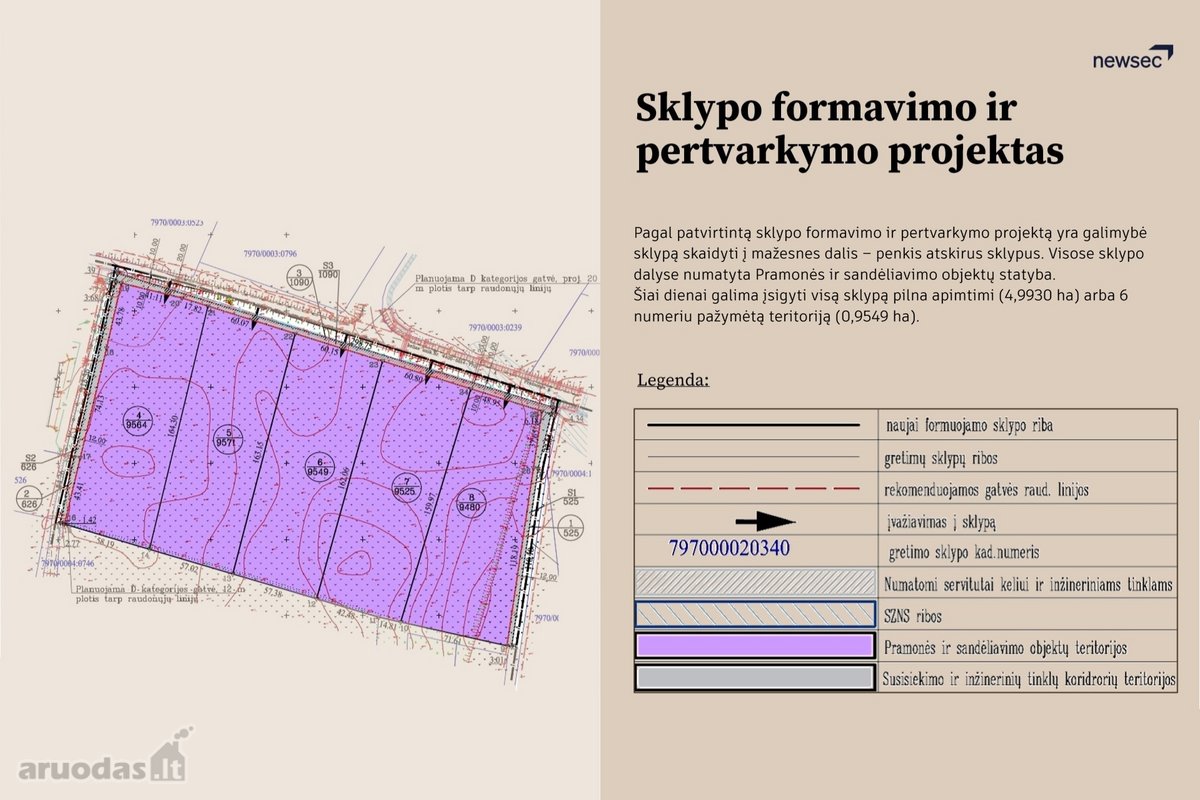 Plėtros galimybė: beveik 5 ha ploto Pramonės - nuotraukos Nr. 17