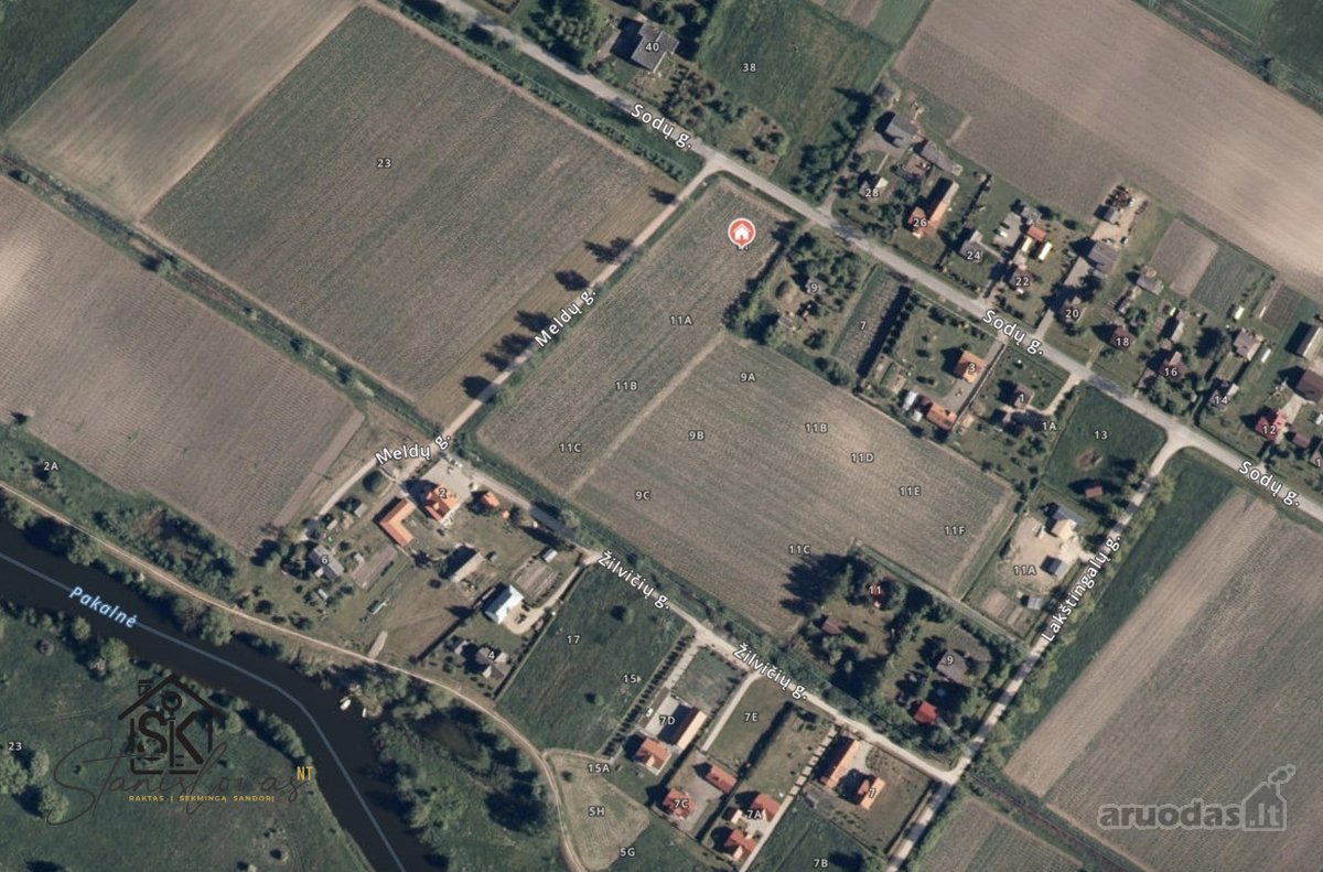 Parduodami Namų Valdos Žemės Sklypai Rusnėje, - nuotraukos Nr. 13
