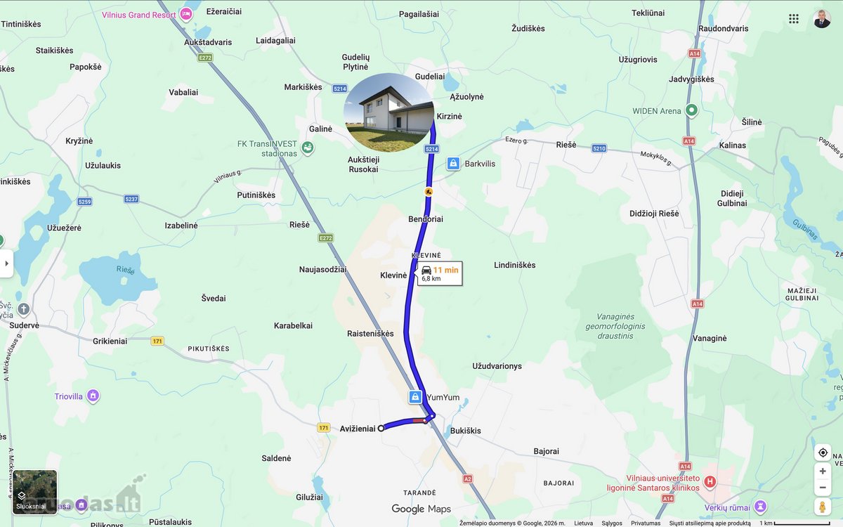 Parduodamas sublokuotas 162.51 kv.m. namas su - nuotraukos Nr. 46