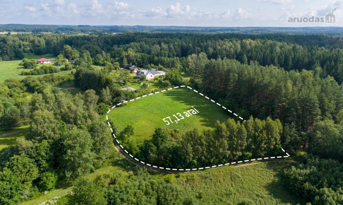 Parduodamas išskirtinis 57 arų namų valdos