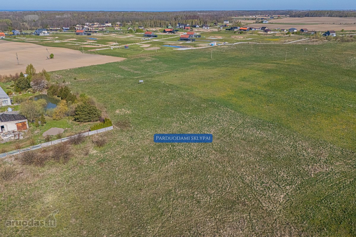 Parduodamas namų valdos sklypas Pajūry -