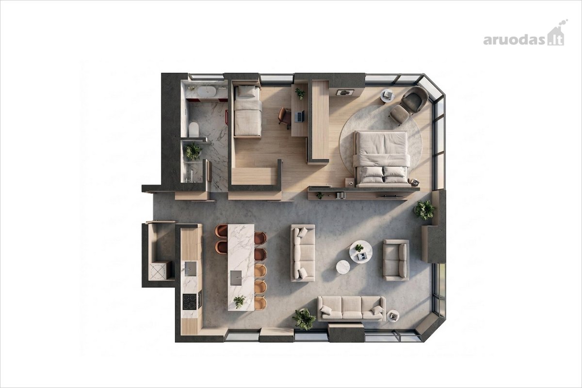 Erdvus Butas Centro Pašonėje - nuotraukos Nr. 25