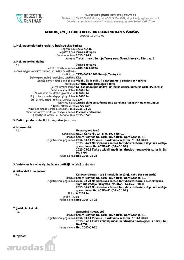 Parduodamas sklypas prie ežero su pakrante, - nuotraukos Nr. 10