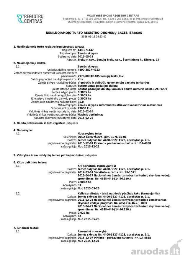 Parduodamas sklypas prie ežero su pakrante, - nuotraukos Nr. 12