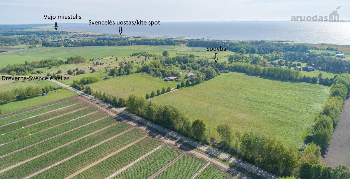 Parduodama erdvi sodyba Svencelėje. Sodybos