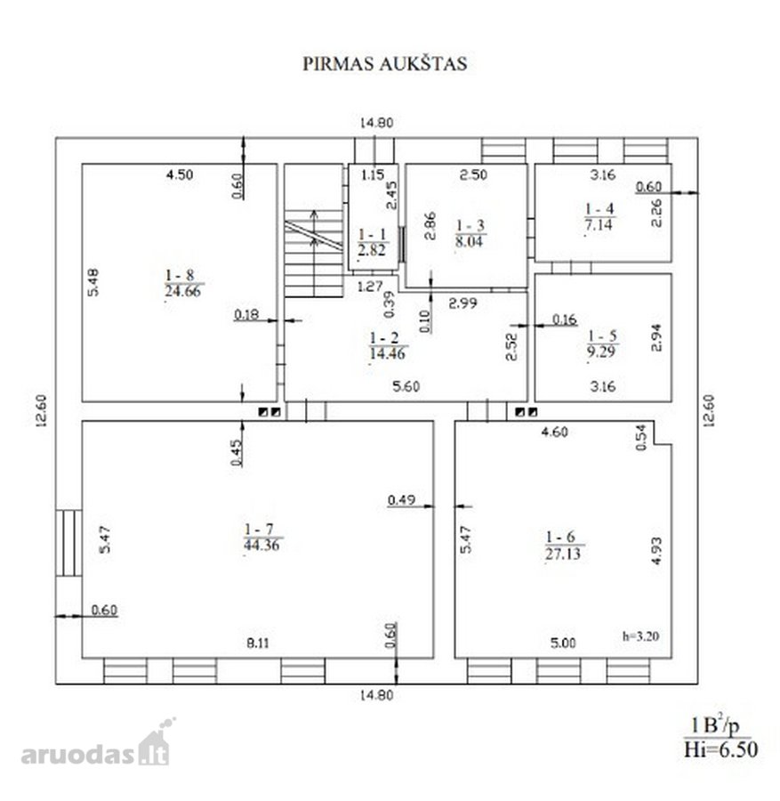 Administracinis pastatas su pagalbiniais - nuotraukos Nr. 12