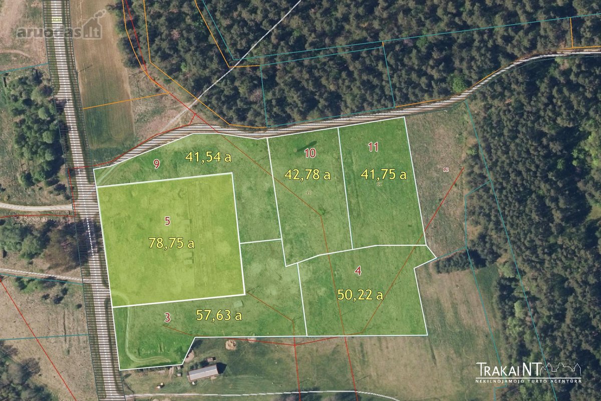 Parduodami Sklypai Vilkokšnio K., Trakų R. - nuotraukos Nr. 9