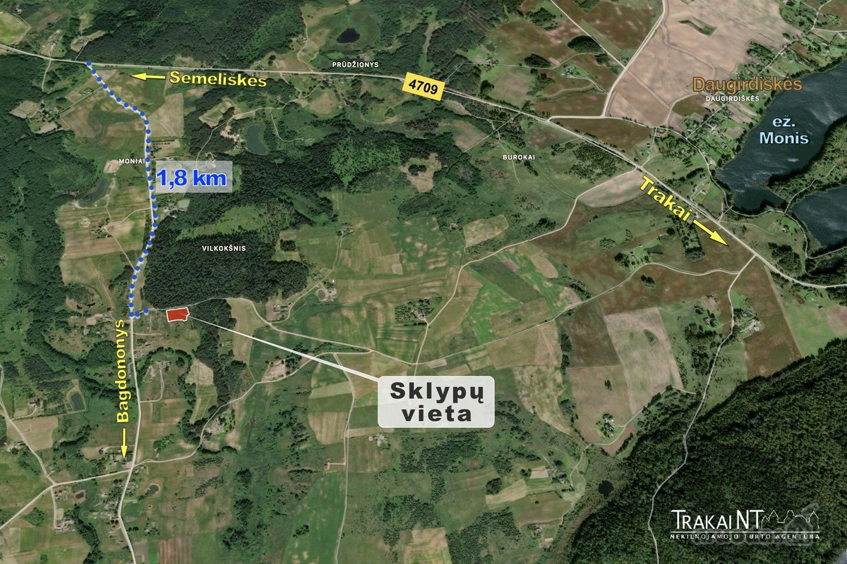 Parduodami Sklypai Vilkokšnio K., Trakų R. - nuotraukos Nr. 14