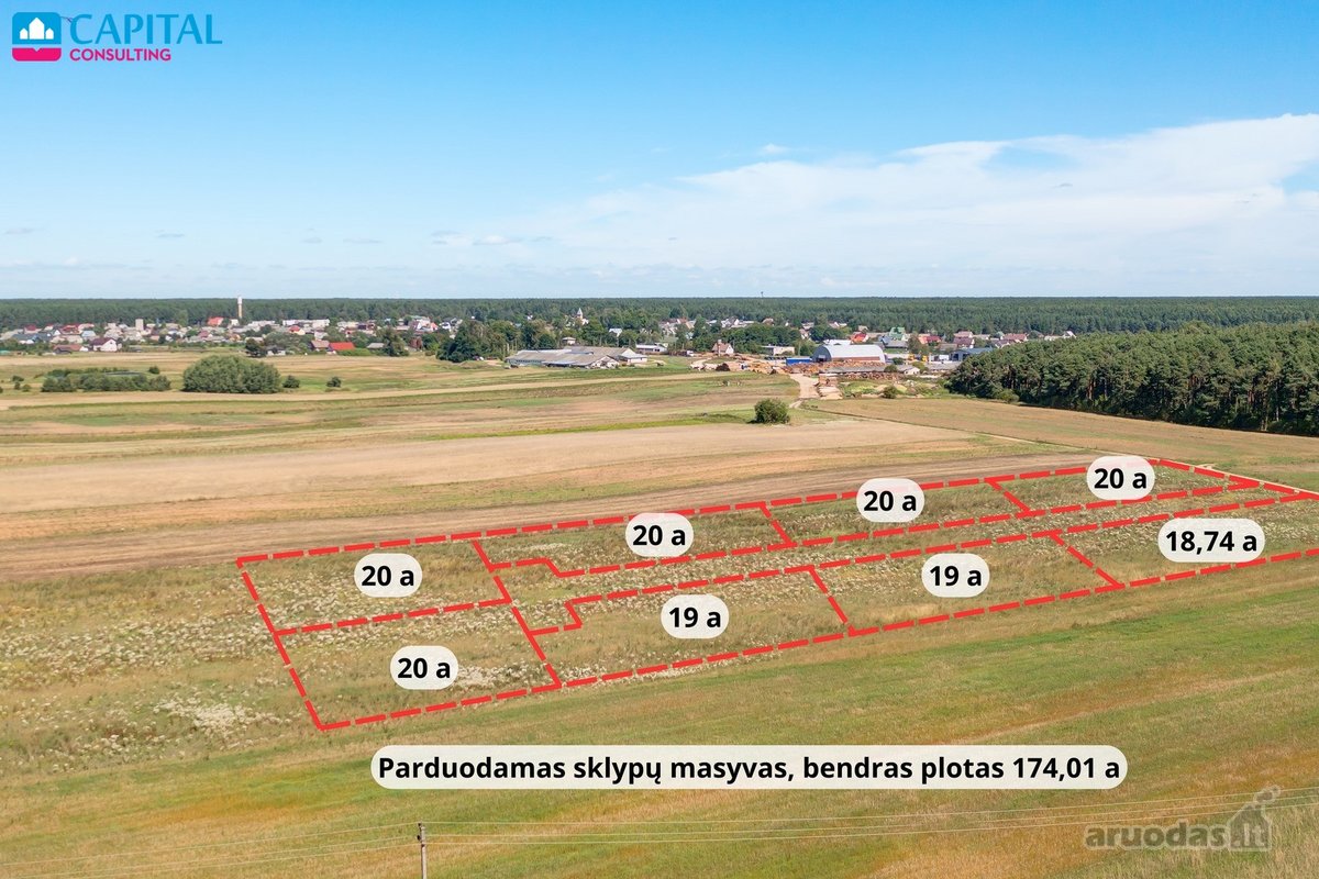 Namų valdos sklypai Trakų rajone Paluknio kaime - nuotraukos Nr. 2