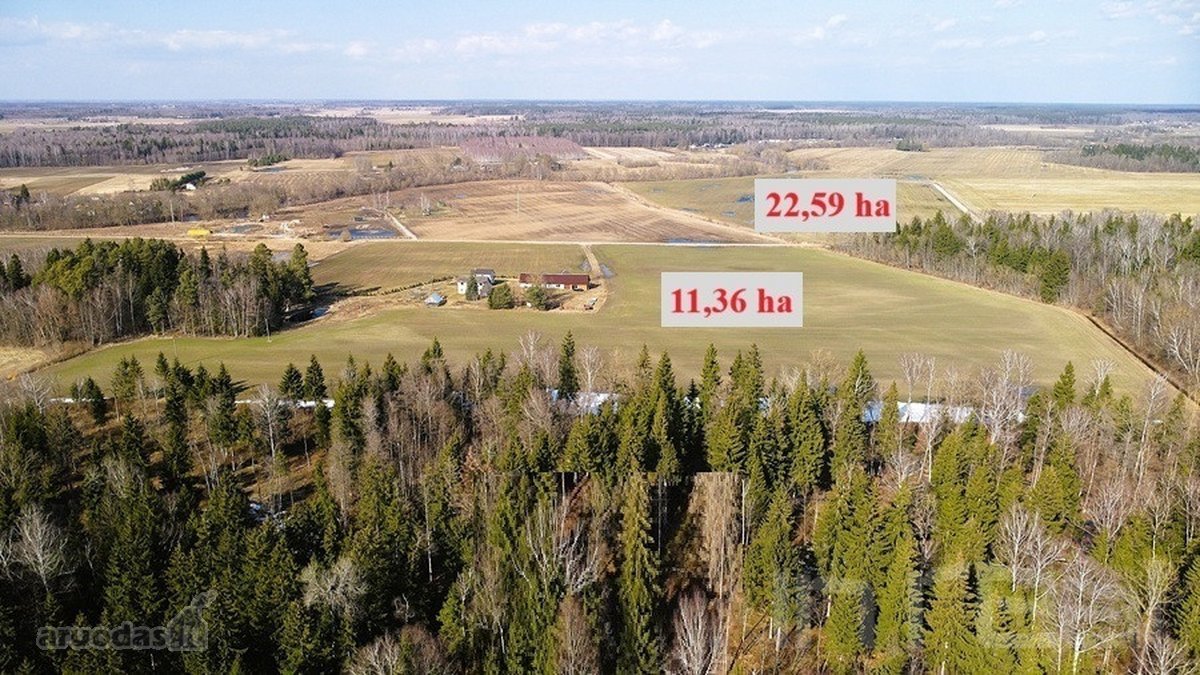 Parduodamas 22,59 Ha Sklypas Prie Lėvens Upės