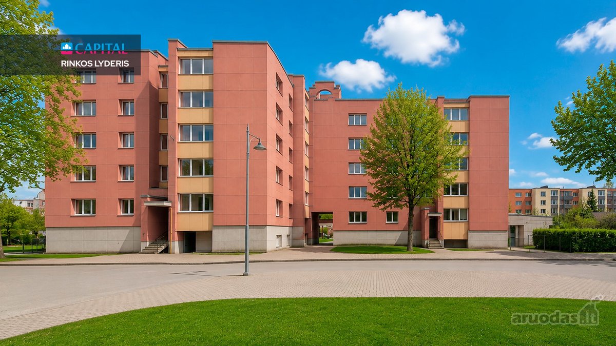 Parduodamas Šviesus Ir Erdvus 3 Kambarių