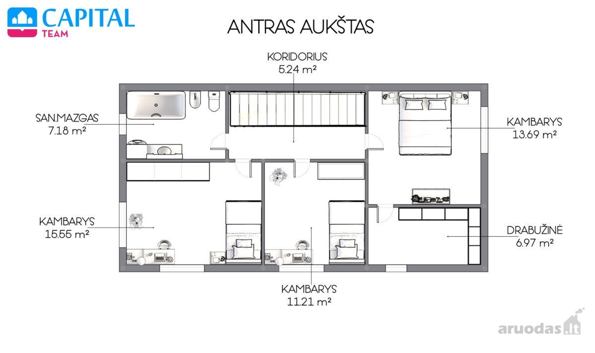 Parduodamas A+ Energetinės Klasės Pilnai Ir - nuotraukos Nr. 34