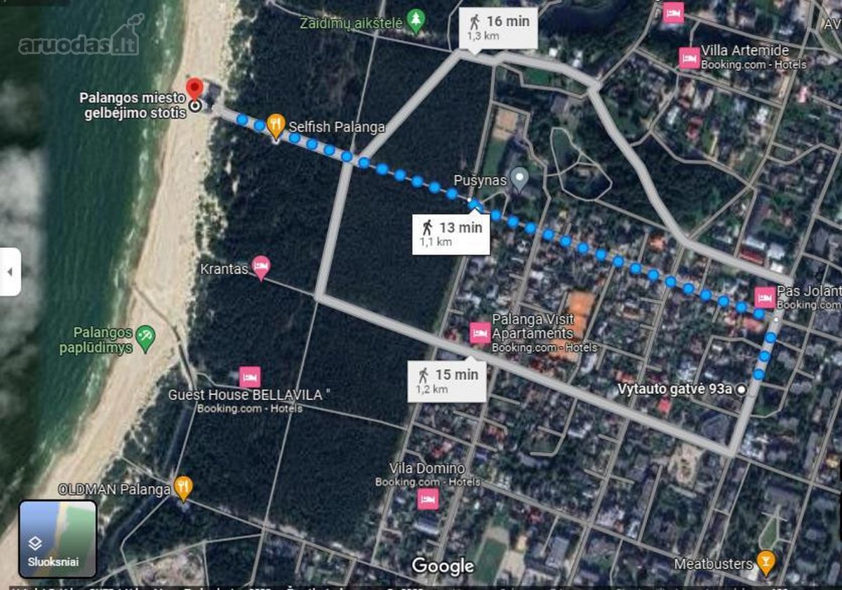 Parduodamas 2k. butas Palangoje, netoli - nuotraukos Nr. 16