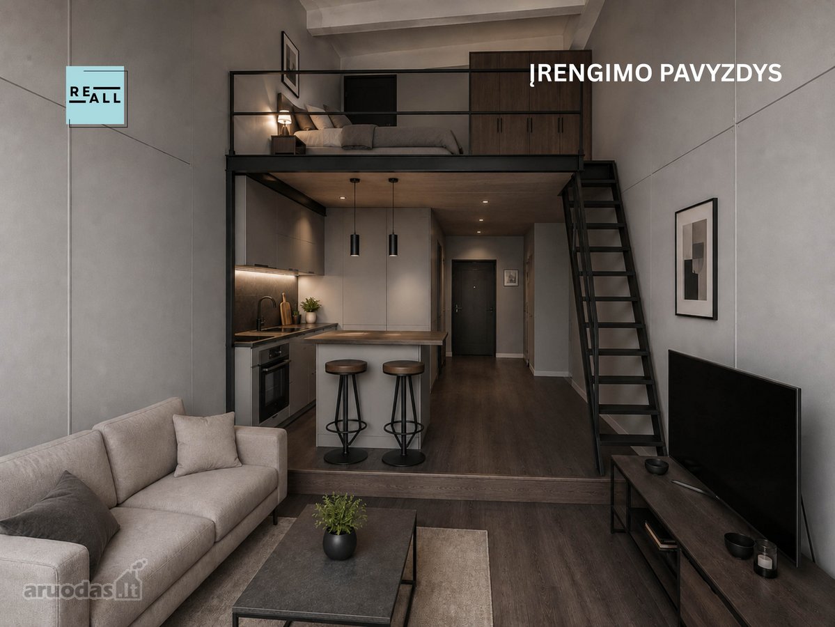 2 Kambarių Loftas Su Antresole „271 Lofts“