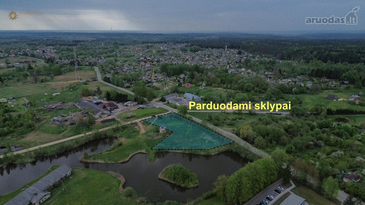 Didelis Sklypas Prie Tvenkinio Rastinėnuose –