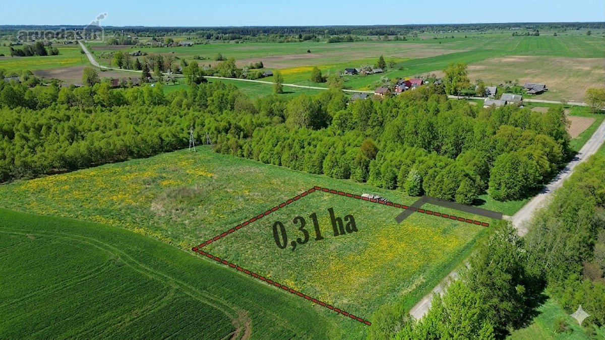 Parduodamas namų valdos sklypas su parengtu