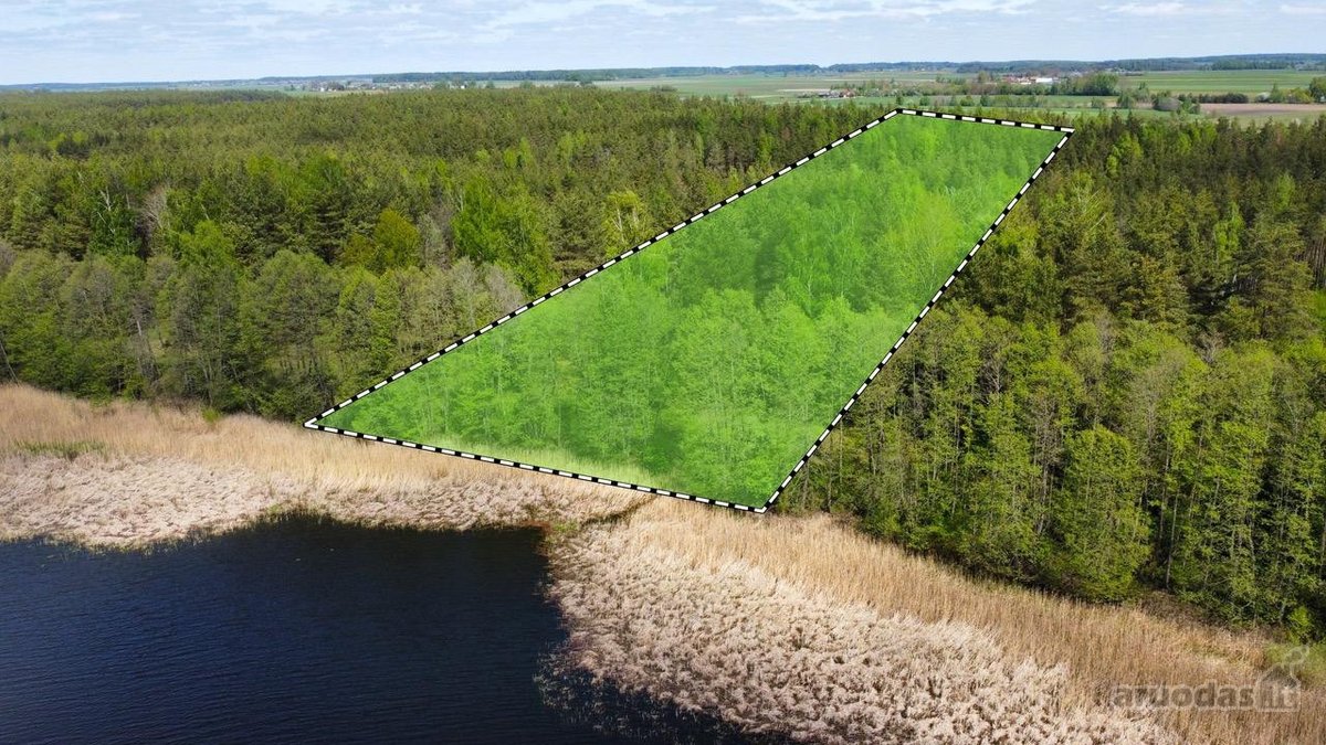 Parduodamas 100 arų žemės sklypas ant