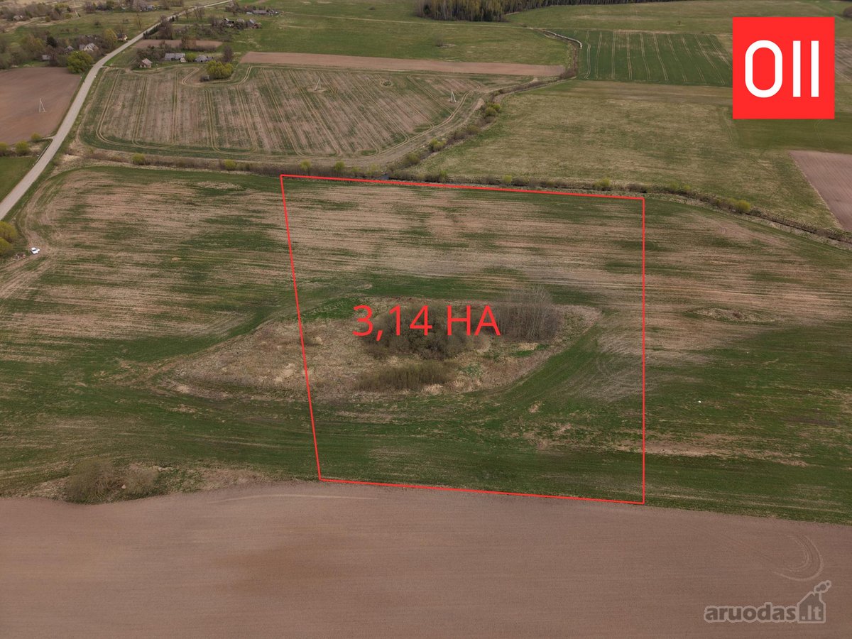 Parduodamas 3,1412 ha žemės ūkio paskirties - nuotraukos Nr. 2
