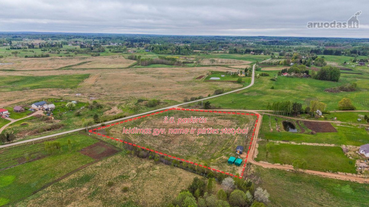 1,38 ha sklypas su leidimu statybai ir 22 kw - nuotraukos Nr. 6