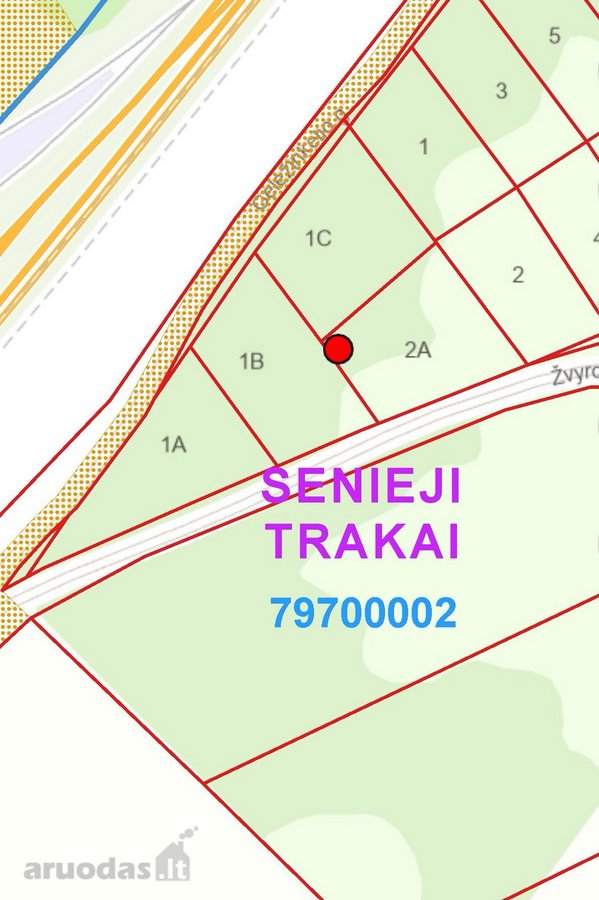 Parduodu 4 sklypus (Žvyro g. 1a, 1b,1c, 2a)