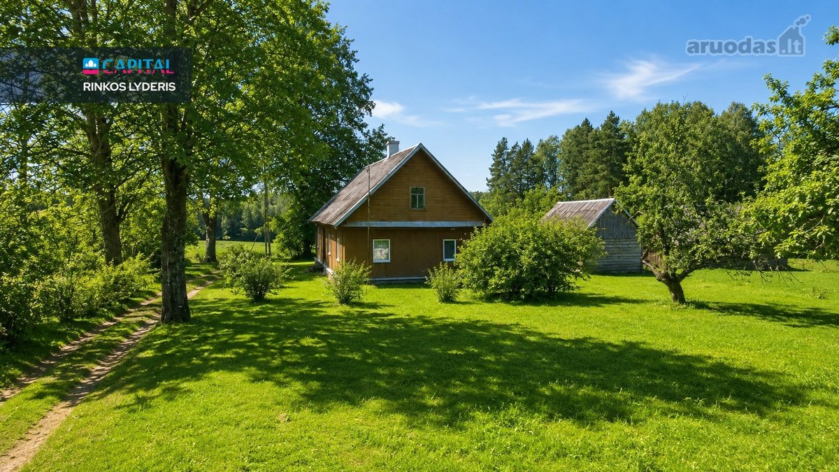 Parduodama sodyba ir 11 ha. valda