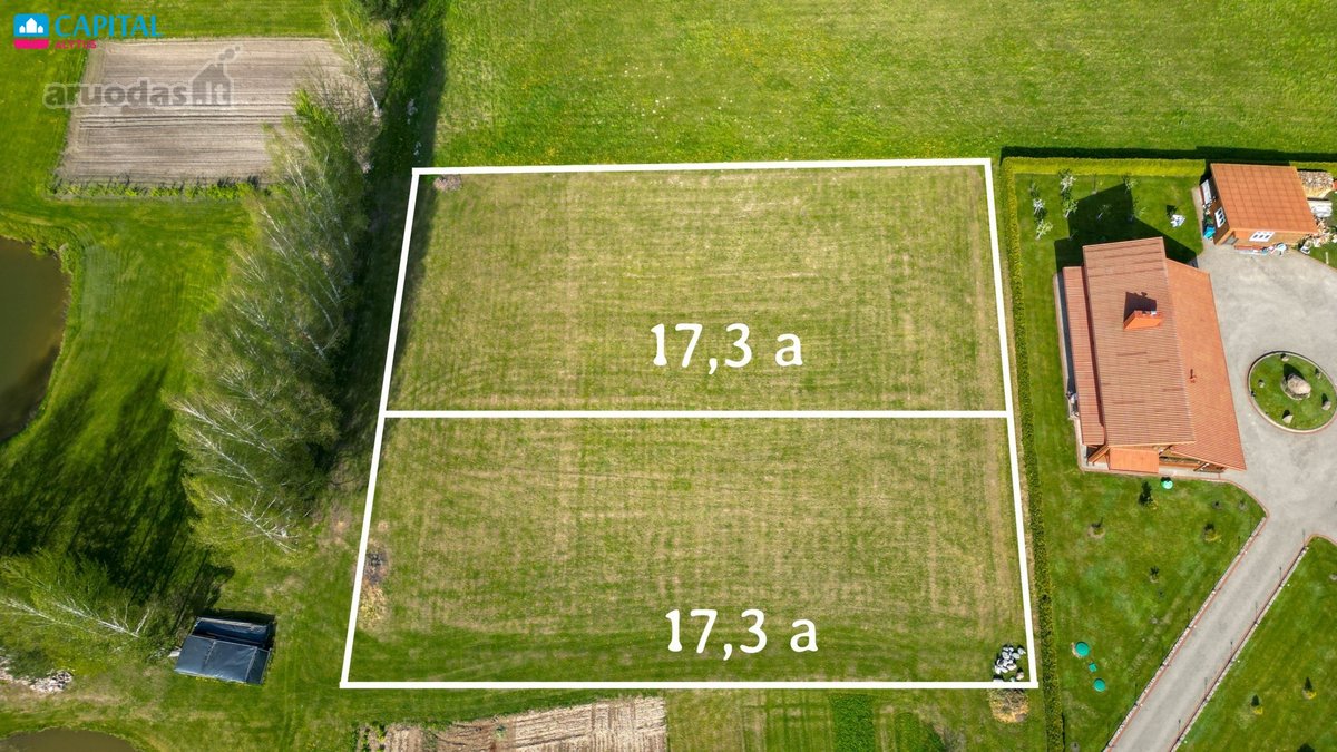 Parduodami Du 17,30 Arų Sklypai Su A++ Namų - nuotraukos Nr. 12