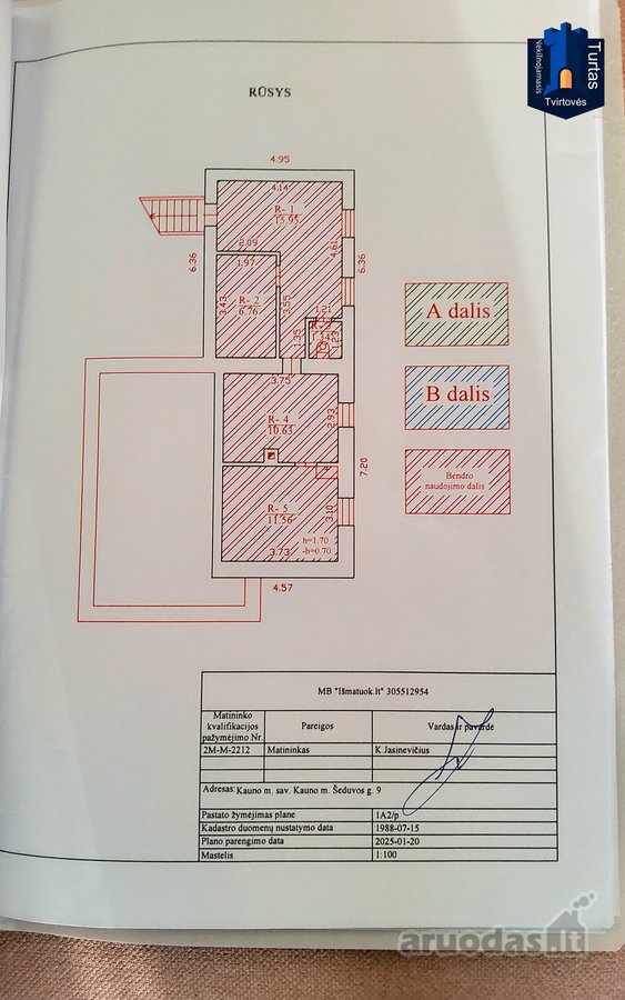 Parduodama dalis namo šalia IX forto. - nuotraukos Nr. 19