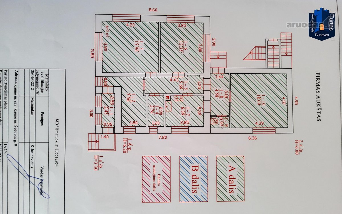 Parduodama dalis namo šalia IX forto. - nuotraukos Nr. 21
