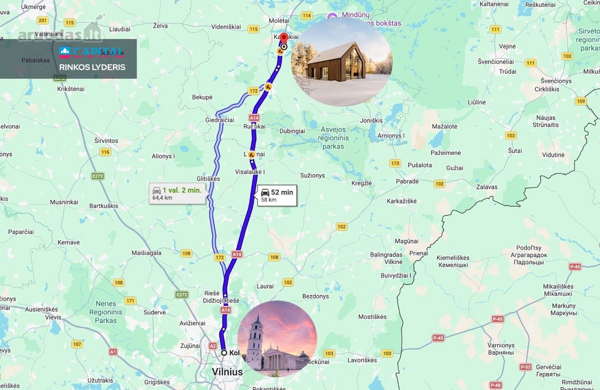 Molėtuose Prie Bebrusų Ežero, Parduodamas - nuotraukos Nr. 37