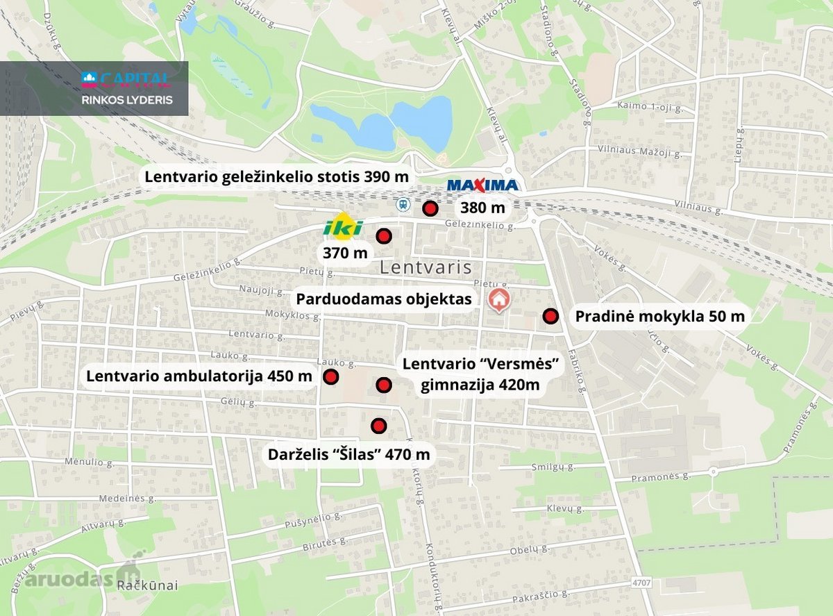 4 kambarių namas Lentvario centre su nuosavu - nuotraukos Nr. 33