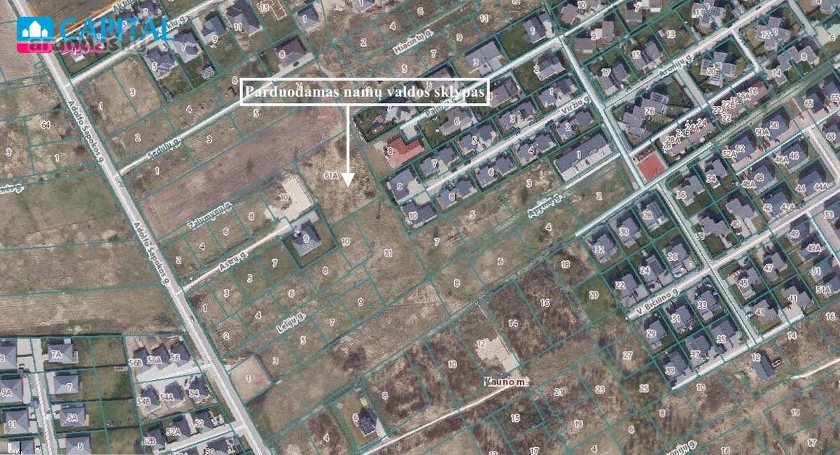 Parduodamas 26,48 a namų valdos sklypas A. - nuotraukos Nr. 4