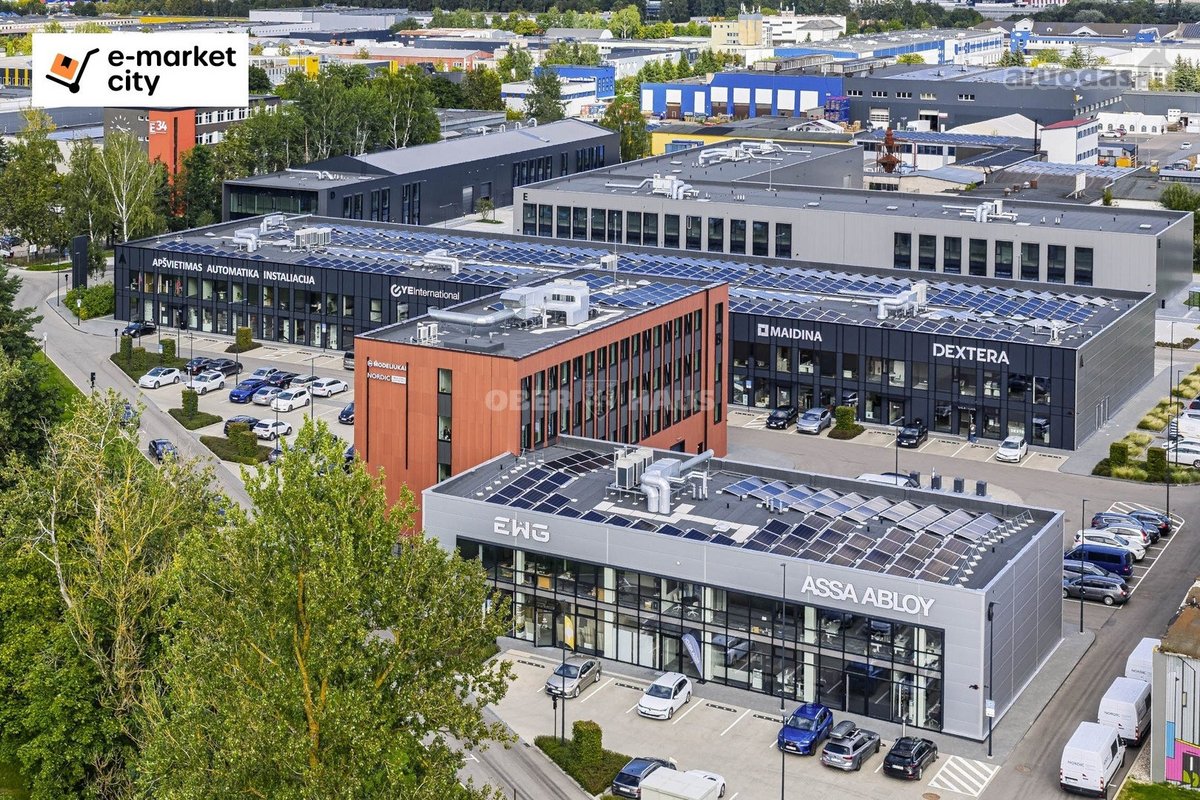 Nuomojamos nuo 545 iki 1243 m² A+ energetinės