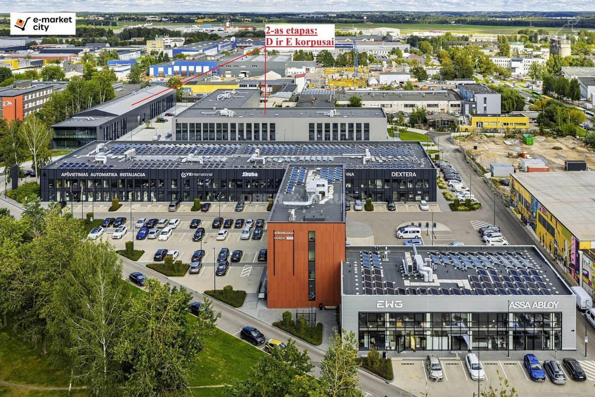 Nuomojamos nuo 545 iki 1243 m² A+ energetinės - nuotraukos Nr. 2