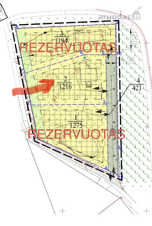 Numatoma sklypu atidalinimo pabaiga iki 2026