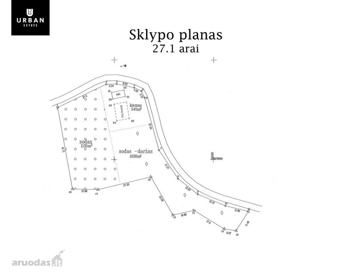 27 Arų Namų Valdos Sklypas Su Statybos - nuotraukos Nr. 9