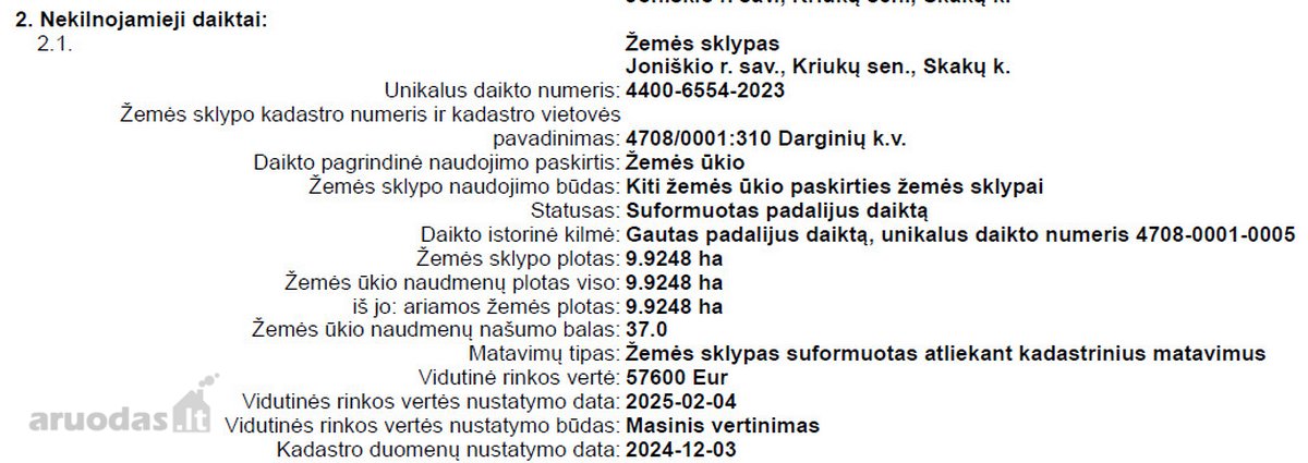 Parduodami aukšto našumo žemės ir miško - nuotraukos Nr. 7