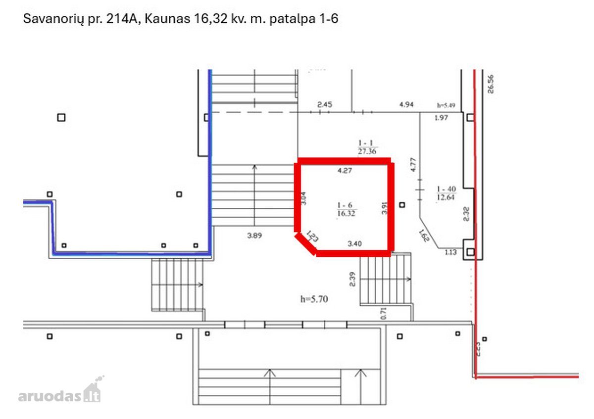 Nuomojamos 15 kv. m patalpos prie pat - nuotraukos Nr. 2