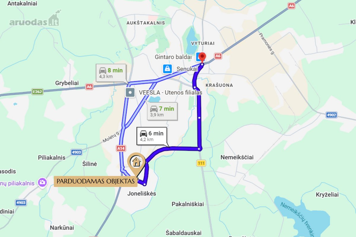 Parduodamas šviesus kotedžas – butas 98,48 kv - nuotraukos Nr. 33