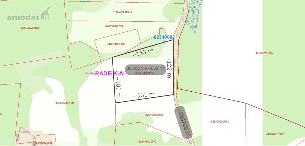 Parduodamas 1,55 ha žemės ūkio paskirties - nuotraukos Nr. 2