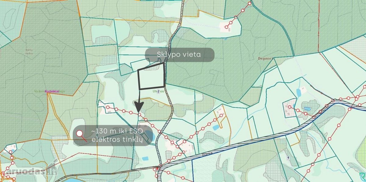Parduodamas 1,55 ha žemės ūkio paskirties - nuotraukos Nr. 3