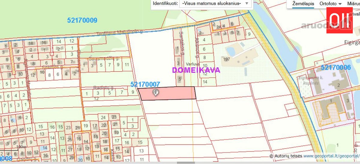 92,85 aro žemės ūkio paskirties sklypas Kauno - nuotraukos Nr. 3