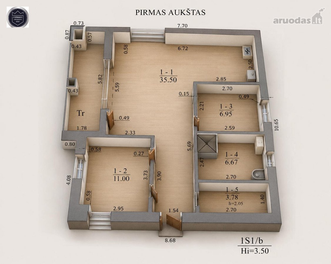 Parduodamas Pastatytas Pilnai Irengtas Namas - nuotraukos Nr. 21